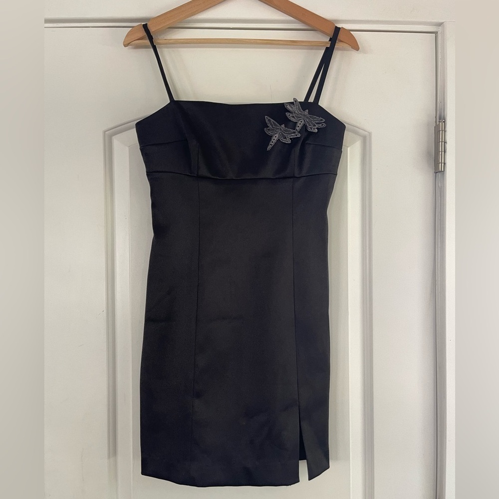 Vintage Y2K Hugo Buscati Dragonfly Mini Formal Dress - 6